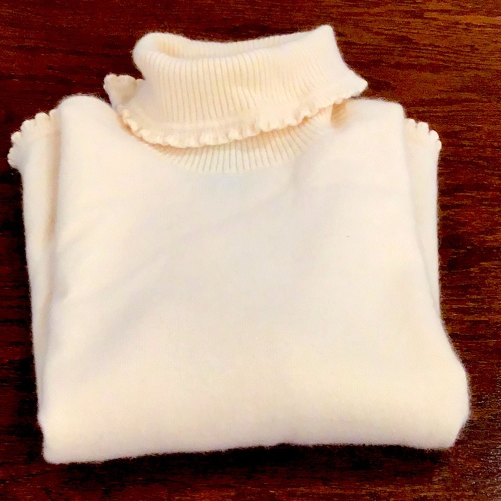 Ralph Lauren Cream Turtleneck Sweater